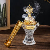 Brûleur d'arômes en cristal de style marocain, diffuseur de parfum, lanterne Arabian Night, bougeoirs, décoration de maison de luxe
