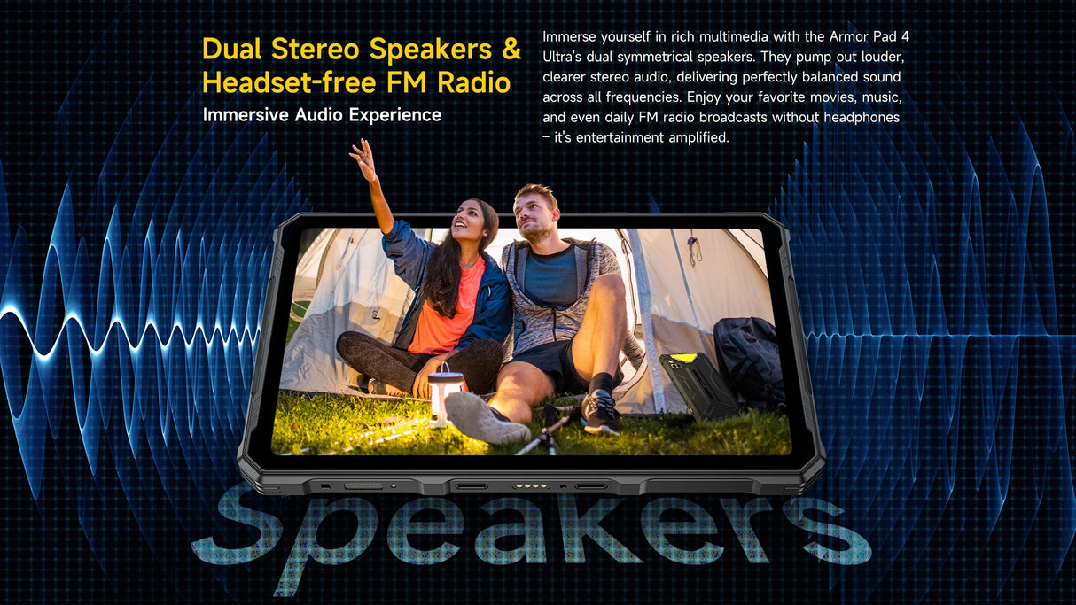 Tablette robuste Ulefone Armor Pad 4 Ultra 5G, écran 10,36 pouces, 2K, jusqu'à 16 Go de RAM, 256 Go de ROM, Android 14, 11 800 mAh