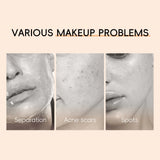 Natural Finish Foundation Cream 30ml Lightweight BB Cover Dark Circles Pores Oil Free Long Lasting Makeup Base
