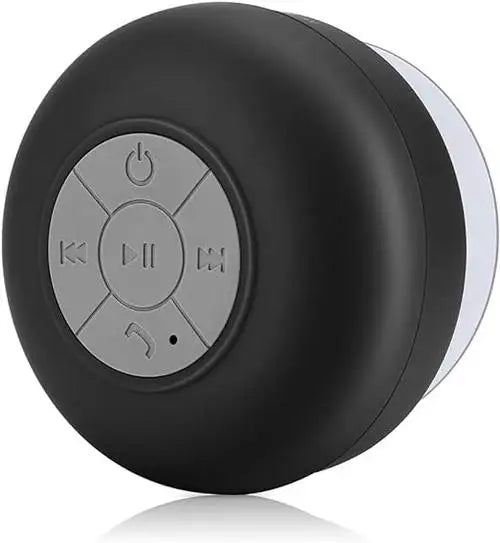 Altavoz Bluetooth impermeable con luces LED, altavoz de ducha inalámbrico portátil con ventosa para baño, viajes al aire libre