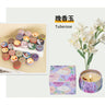 Bougie parfumée aux fleurs séchées, souvenir de mariage, parfum de fleur éternelle, bougie parfumée à l'huile essentielle de plante longue durée