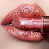 Diamond Pearlescent Lipstick Waterproof Long Lasting Non-stick Cup Matte Velvet Shiny Lipsticks Red Sexy Lips Makeup Cosmetics