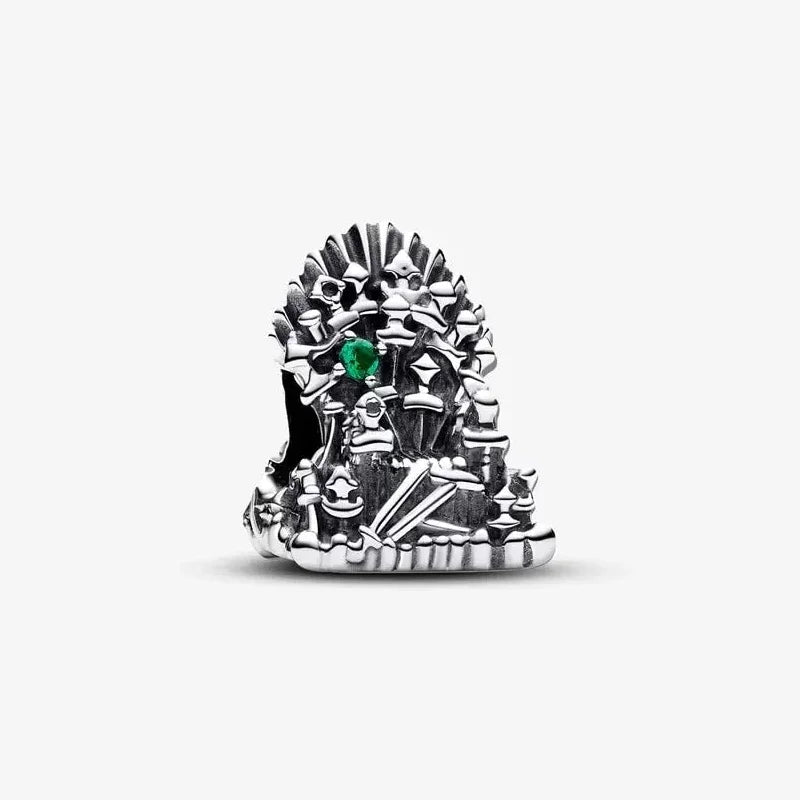 MINISO Charms de plata de ley 925 para pulseras originales de Harry Potter de 3 mm, colgantes para mujer, joyería DIY, regalos