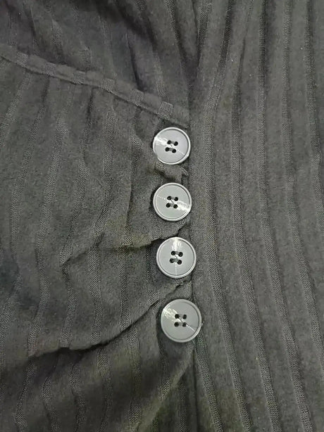 Chain Linked Surplice Neck Tank Top Sexy Button Decor Skim Sleeveless Top For Spring & Summer Women's Clothing - Lootquake
