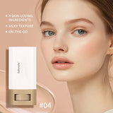 Base de maquillaje en barra, bálsamo, bronceador, borrador, suave, voluminizador, maquillaje impecable de larga duración, cosméticos de belleza facial.