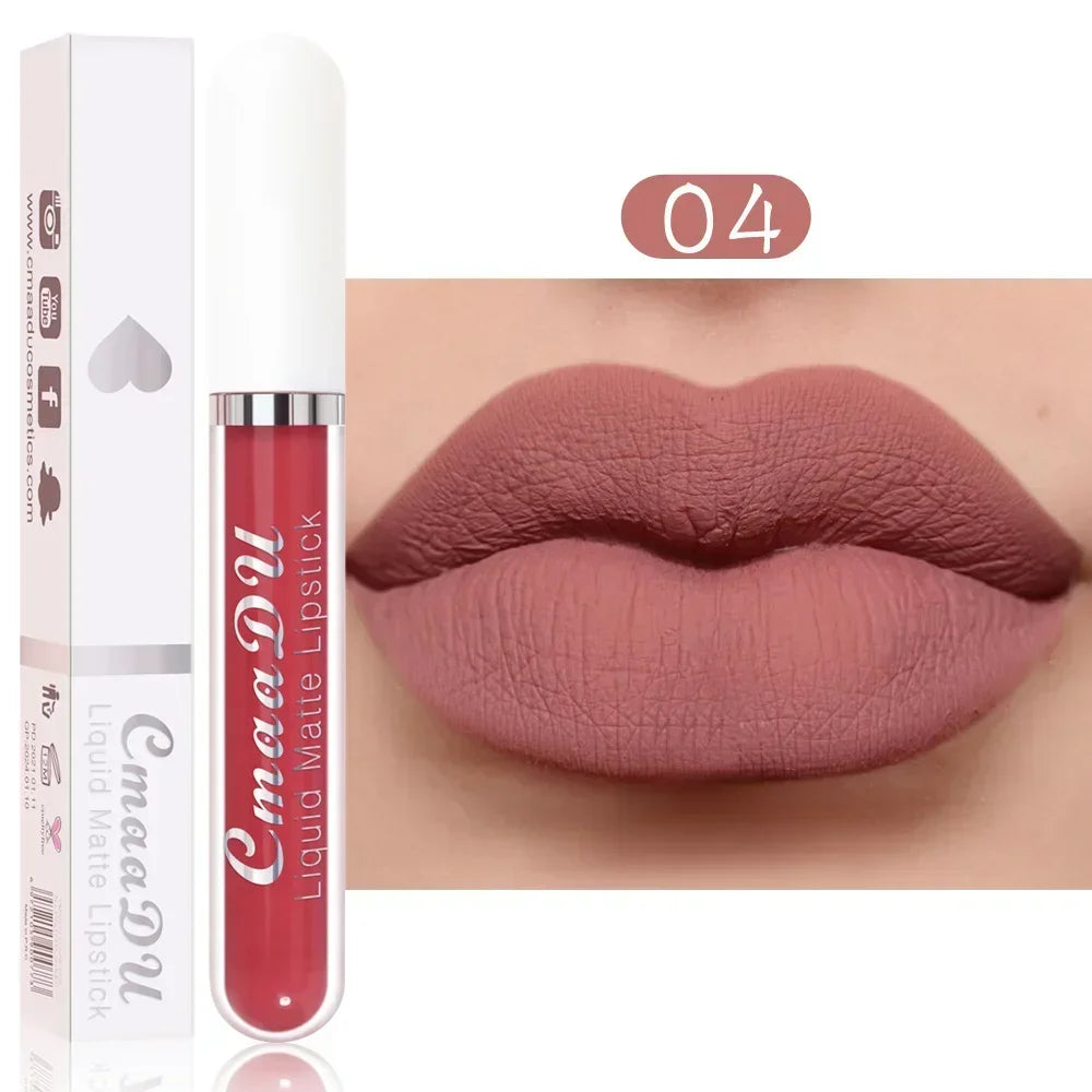 Lipstick Waterproof Long lasting Make-up for women Cosmetics Korean makeup Matte lipstick