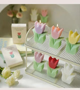 Exquisite Tulip-Fragrance Candles: Ideal Wedding Keepsakes, Luxurious Home Ambiance & Heartfelt Birthday Presents for Women