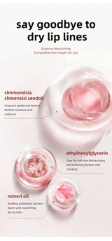 Bálsamo labial hidratante voluminizador, aceite labial original, brillo labial, cuidado de los labios, beneficio para los labios, aceite exfoliante rosa voluminizador.