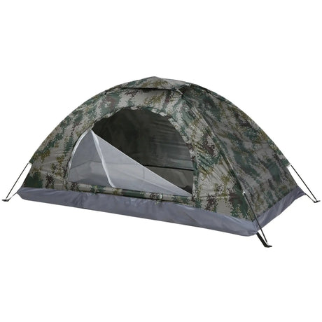 Tomshoo 1/2 Person Ultralight Camping Tent Single Layer Portable Tent Anti-UV Coating UPF 30+ Beach Tent for Outdoor Fishing - Lootquake