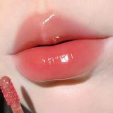 Laque à lèvres légère effet verre HERORANGE - Brillance miroir, formule hydratante ; anti-bavures, longue tenue et éclaircissante pour la peau