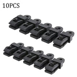 10pcs outdoor tent awning windproof fixing clips Outdoor wind rope buckle is added with pull point hanging buckle plastic clips - Lootquake