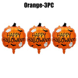 Halloween Balloon Decor Set with Pumpkin Skull Foil Balloons for Spooky Themed Party and Fun Cartoon Shaped Balloons