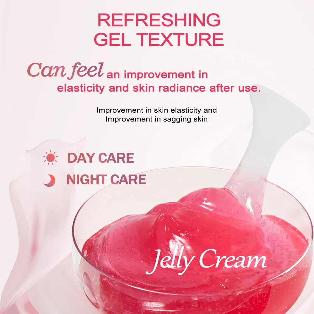 100ml KOEC Skincare Collagen Jelly Cream Hydrating Firming Smoothing Gel Hydrolyzed Collagen Niacinamide Squalane Plants Extract