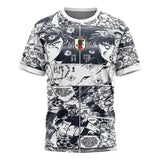 Summer new fashion trend Tsubasa - Men's 3D Quick Drying T-shirt, Comfortable and Breathable Sports T-shirt, 2024 New Men's Top - Lootquake