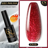 CNails No Wipe Gel Top Coat Clear Gel Base Coat Varnish Soak Off Flash Top Coat UV/LED Nail Art Accessories Matte Nail Polish