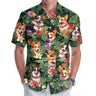 3D Full Print Hawaiian Dachshund Graphic Shirt For Men Summer Casual Button Up Surfing Beach Shirts Blusas Mens Oversize Tee Top - Lootquake
