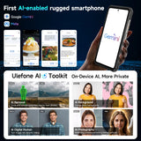Teléfono robusto Ulefone Armor 28 Ultra 5G con imagen térmica por IA, Dimensity 9300+, 1 TB de ROM, 32 GB de RAM, Android, AMOLED