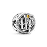 MINISO Charms de plata de ley 925 para pulseras originales de Harry Potter de 3 mm, colgantes para mujer, joyería DIY, regalos