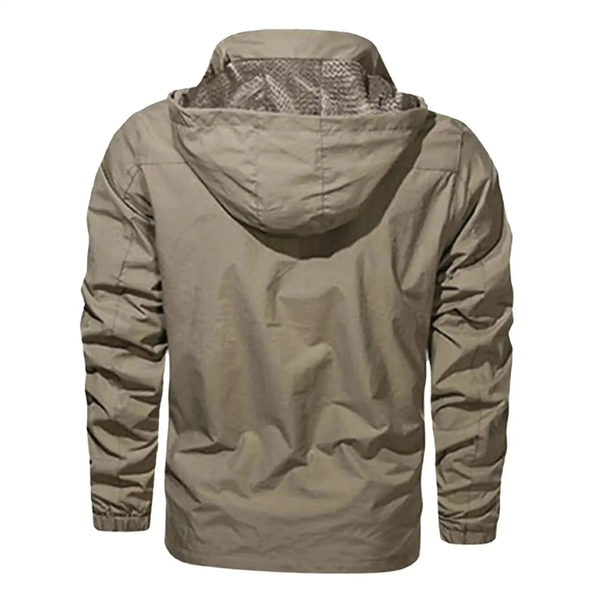 New Functional Waterproof Jacket Men's Autumn Casual Rainproof Detachable Cap Work Coat Hiking Mountain Windproof Windbreaker - Lootquake