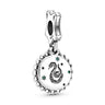 MINISO Charms de plata de ley 925 para pulseras originales de Harry Potter de 3 mm, colgantes para mujer, joyería DIY, regalos