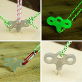 10/15pcs Camping Glow Deck Nails Outdoor Travel Hiking Tent Accessories 3 Holes Screw Spikes Luminous Metal Canopy Pegs Stakes - Lootquake
