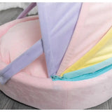 Cat House Bed Cute Cat Bed Rainbow Tent Pet Dog Sleeping Pad Winter Warm Deep Sleep Cat Nest Comfortable Breathable Cat House - Lootquake