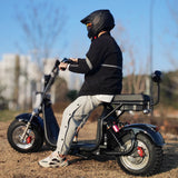 60V25AH 4000W Motor Citycoco Electric Scooter 18 Inch Snowfield Off-road Tire Max Speed 60-70KM/H Max Load 250KG USA STOCK