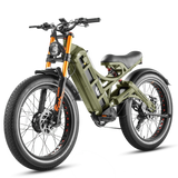 Bicicleta eléctrica Romeo Pro 2 2024, motor dual de 3000 W, batería de 52 V y 60 Ah, neumáticos anchos de 26" x 4.0", para montaña, nieve y todoterreno.