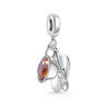 Dije de plata de ley 925 con forma de café, vino tinto, cafetera, copa de champán, compatible con pulseras colgantes originales, joyería DIY para mujer.