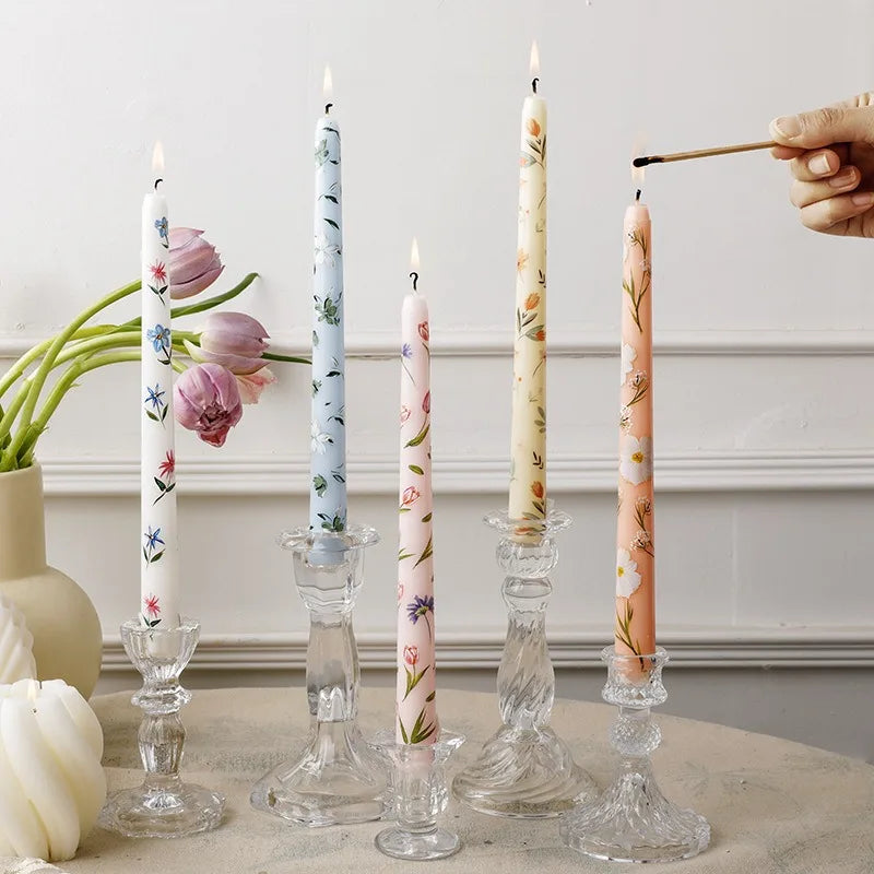 2 velas perfumadas de cera de soja con forma de flor, para aromaterapia, bodas, cumpleaños, fiestas y decoración del hogar.