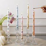 2 velas perfumadas de cera de soja con forma de flor, para aromaterapia, bodas, cumpleaños, fiestas y decoración del hogar.