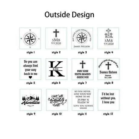Personalized Vintage Custom Compass Nautical Engraved Compass Antique Nostalgic Compass Anniversary Gift or Wedding Gift - Lootquake