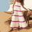 Spaghetti Strap Wave Striped Long Dress Women Square Neck Chic Contrast Sleeveless Beach Dress Flowy Large Swing Maxi Dress - Lootquake
