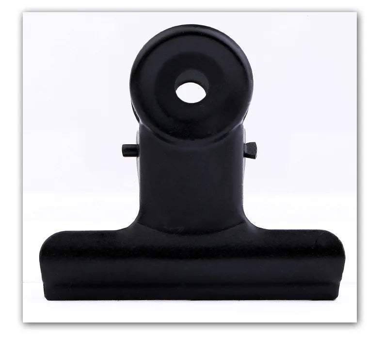 10p Black Metal Clip Stationery Office Supplies Household Paper Clip Fixing Small Book Clip Sketching Board Sketching Clip