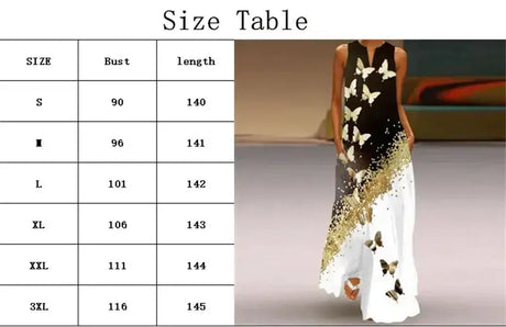 Rainbow Gradient Print Elegant Women's Dress 2024 Summer Sexy Sleeveless V-neck Evening Long Dress Women Casual Party Maxi Dress - Lootquake