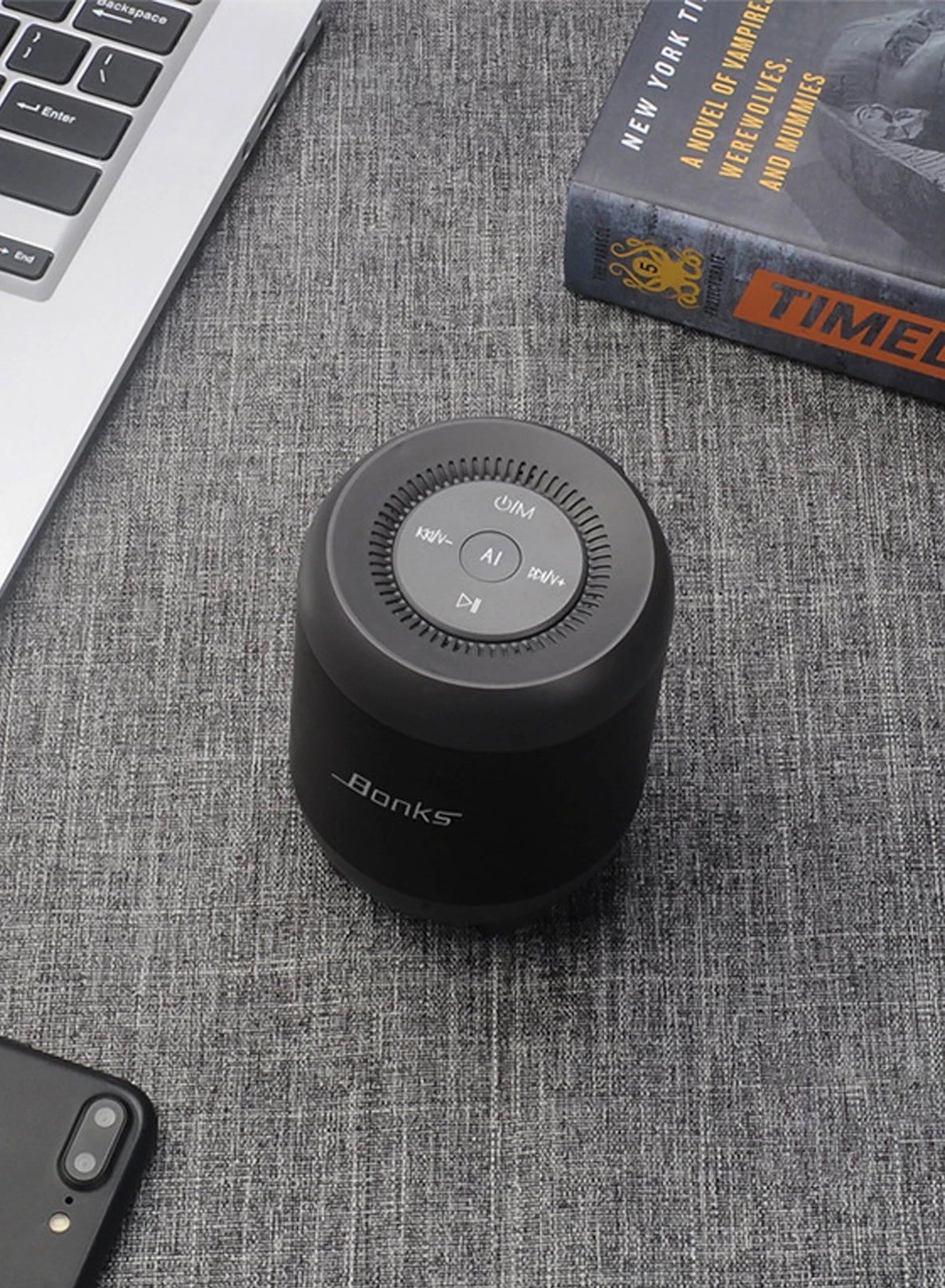 Altavoz Bluetooth inalámbrico con IA, control de voz artificial inteligente, tarjeta de inserción, audio pequeño, teléfono móvil, computadora de escritorio