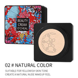 Base de maquillaje Magic Foundation Mushroom Head Air Cushion CC Cream, resistente al agua, iluminadora, base de maquillaje para mujer, maquillaje facial, cosmética coreana.