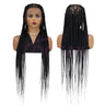 36" Heart Box Braids Lace Wig | Full Lace Cornrow Braids | Synthetic Braided Wig for Black Women | Clearance