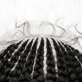 36" Box Braids Full Lace Wig | Baby Hair | Heat Resistant Synthetic Braids | Black Women