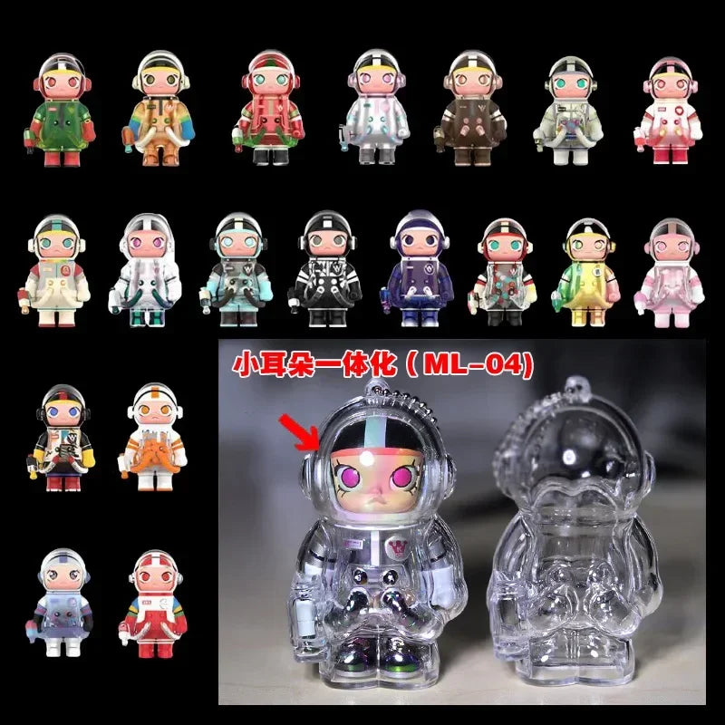 1pc Display Bag Case for molly100% 3rd generation transparent protective shell dust proof Dolls Storage Box no doll - Lootquake