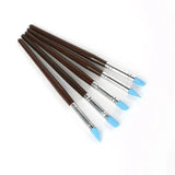 5Pcs Silicone Clay Sculpting Tool, Modeling Tool & Pottery Craft use for DIY Handicraft, Silicone Brush, Sculpture Pottery Make