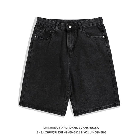 Y2K Baggy Shorts Womens New Wing Embroidered Denim Shorts Vintage Harajuku Hip Hop Gothic Punk Gothic Wide Leg Pants Street Wear - Lootquake