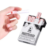 Juego de 4 labiales de cigarrillos, brillo labial mate de larga duración, resistente al agua, tubo de lápiz labial color piel, maquillaje cosmético.