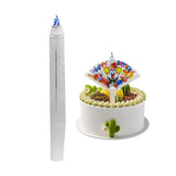 Bougie d'anniversaire en forme d'éventail, fournitures de bougies d'anniversaire, décoration de gâteau d'anniversaire, bougies amusantes pour la décoration du thème d'anniversaire