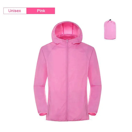 Camping Waterproof Jacket Men Women Windbreaker Men Raincoat Rain Jacket Men Waterproof Hiking Climbing Clothes Sun Protection - Lootquake