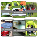 Waterproof Picnic Mat Beach Mattress Sleeping Pad Aluminum Foil EVA Foam Mat Outdoor Tent Footprint Ultralight Camping Mat - Lootquake