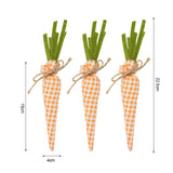 3/1pcs Nov Woven Easter Carrots Ornaments Hanging Pendant for Easter Home Decorations Supplies 2023 Kids Easter Favors Gifts Toy - Lootquake