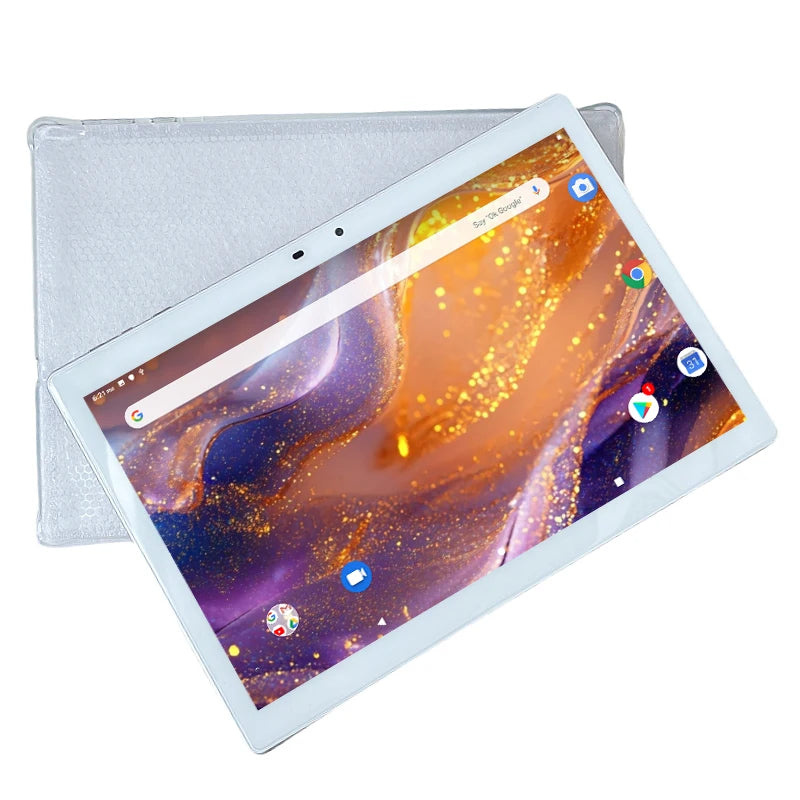 Étui cadeau en silicone K30, 2 Go de RAM, 32 Go de ROM, écran 10,1 pouces, MTK9863, Android 9.0, appel téléphonique, tablette PC, quad-core, caméra frontale, Wi-Fi, cartes SIM