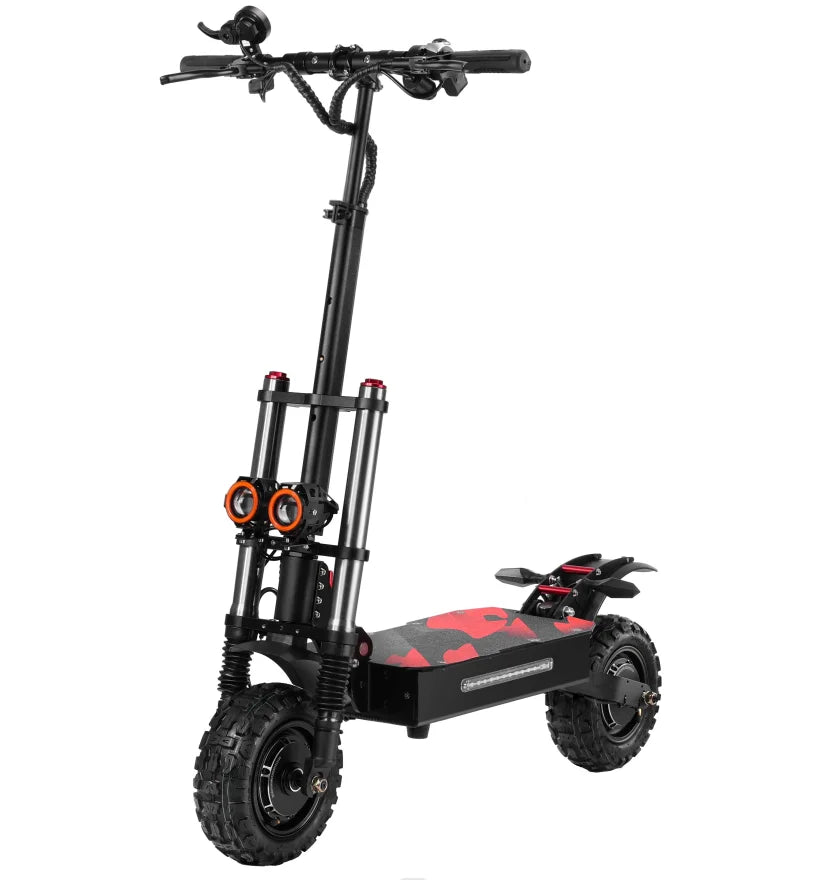 Boyueda S3 6000w 60v 38ah electric scooter dual motor removable seat hydraulic shock absorption 11 inch off-road tyre escooter