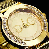 2025Hot Sale European Fashion Watch Women Luxury Brand DQG Quartz Watch Reloj Mujer Casual Stainless Steel Ladies Clock - Lootquake
